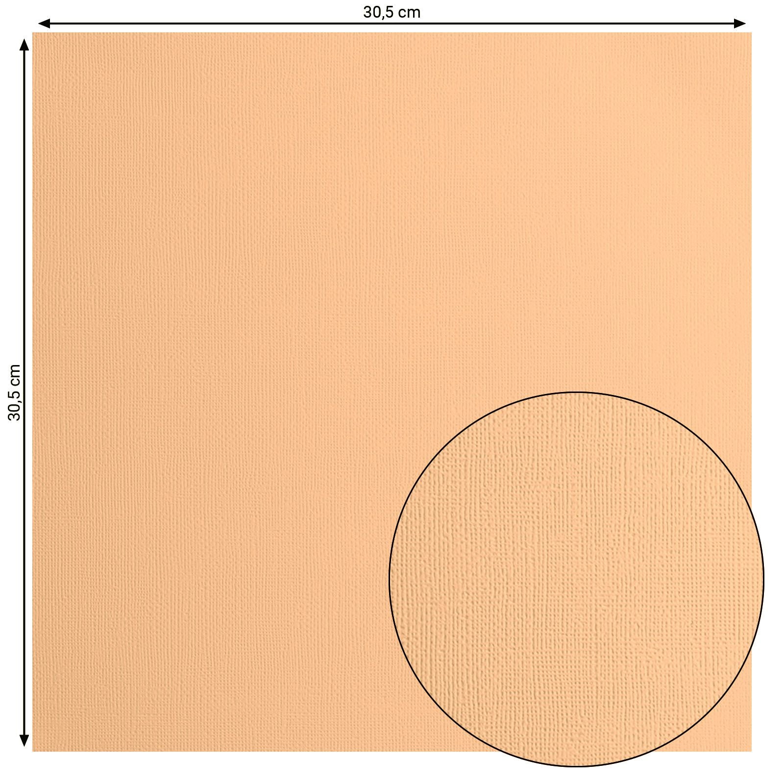 Florence • papier cartonné 216g texture 30,5x30,5cm sorbet 20x