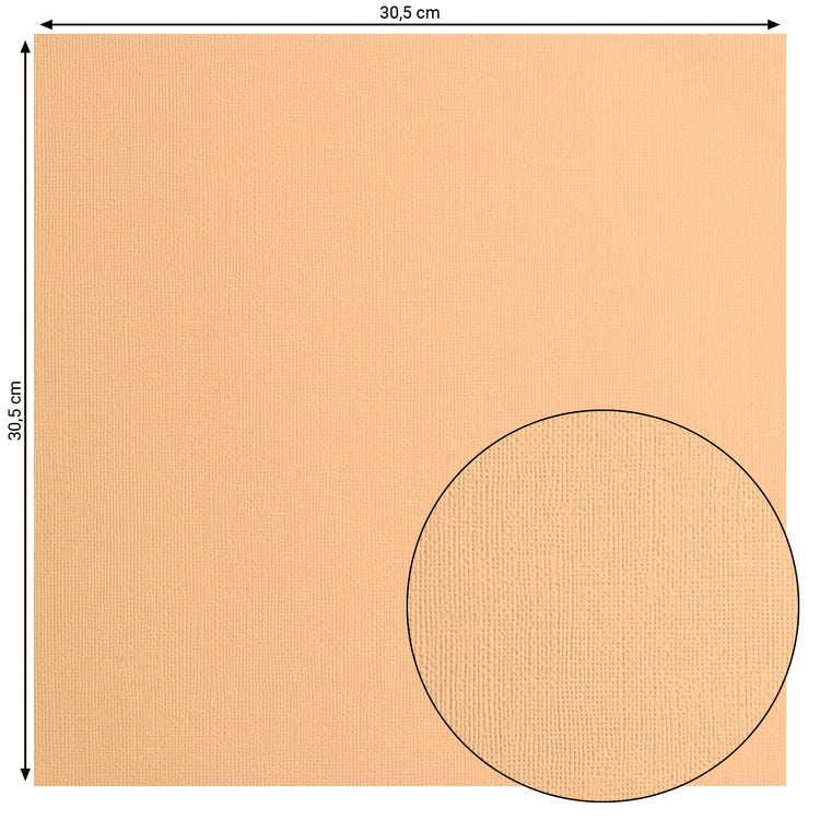 Florence • papier cartonné 216g texture 30,5x30,5cm sorbet 20x