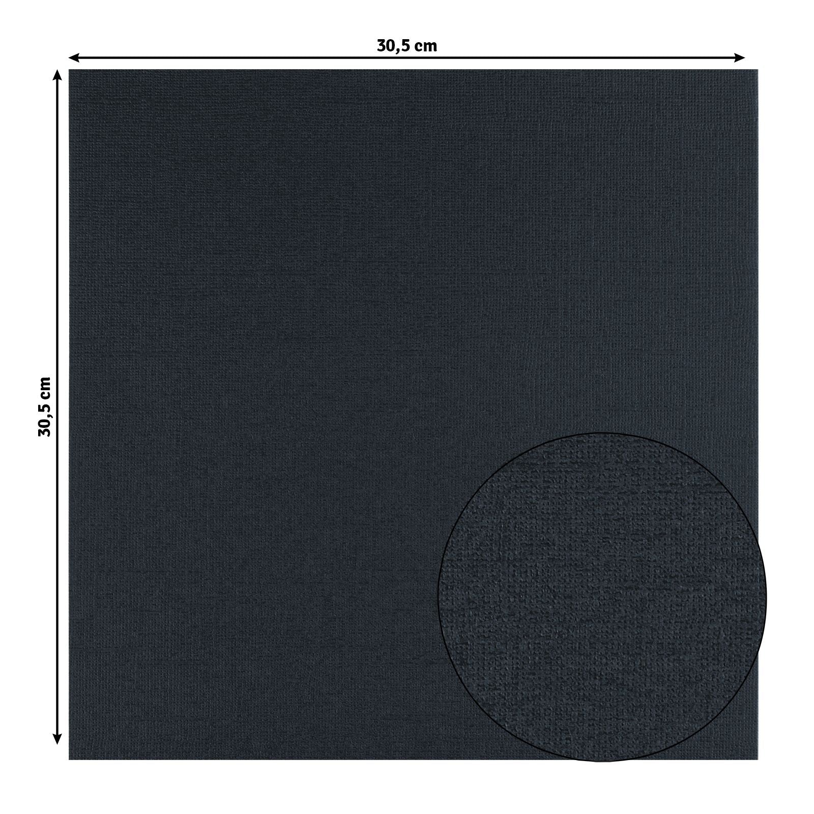 Florence • papier cartonné 216g texture 30,5x30,5cm bleu nuit 20x