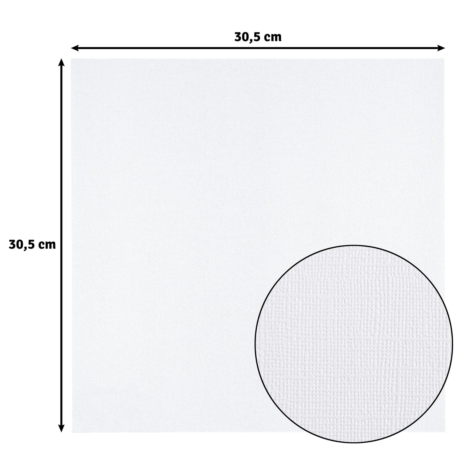 Florence • papier cartonné 216g texture 30,5x30,5cm nacre blanc 20x