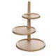 Idées 4 saisons etagere bois avec 3 tablettes h37, dia 25.5 20.5 15.5 cm
