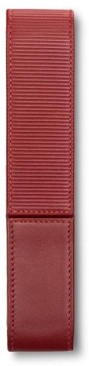 Lamy a314 trousse rouge | étui en cuir en cuir nappa souple | pour 1 instrument d'écriture | élégant de haute qualité | idéal comme cadeau ou pour voyager