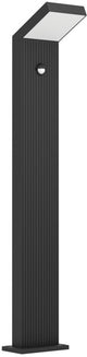 Lampe sur pied Eglo grottazzolina extérieur - capteur - LED - 80 cm - couleur lait noir
