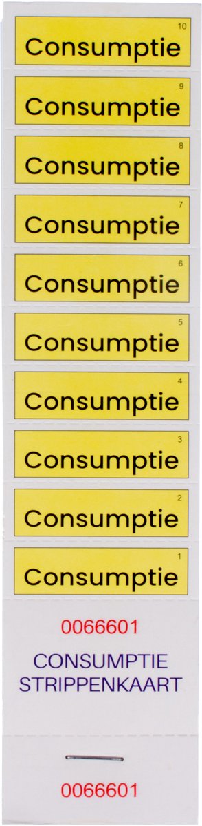 Chèques consommation Kangaro - 5 x 21 cm - rétractables en 5 blocs - k-701140
