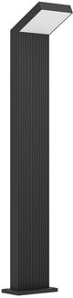 Lampe sur pied Eglo grottazzolina extérieur - LED - 80 cm - couleur lait noir