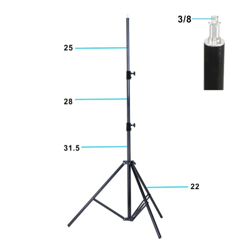 Pied de lampe Falcon Eyes I-2601 92-260 cm