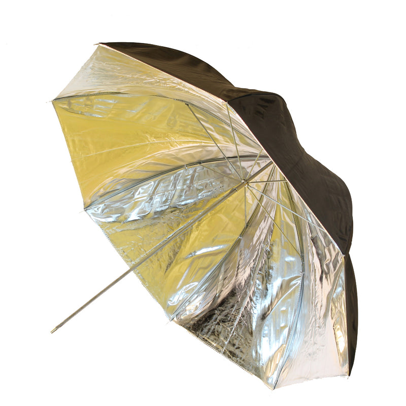 Falcon Eyes Flash Parapluie UR-48SB1 Argent Noir 122 cm