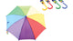 Parapluie de Johntoy Rainbow, Ø 68 cm