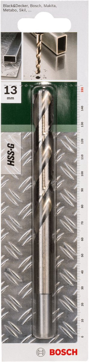Bosch - forets à métaux hss-g, din 338 13,0 x 101 x 151 mm