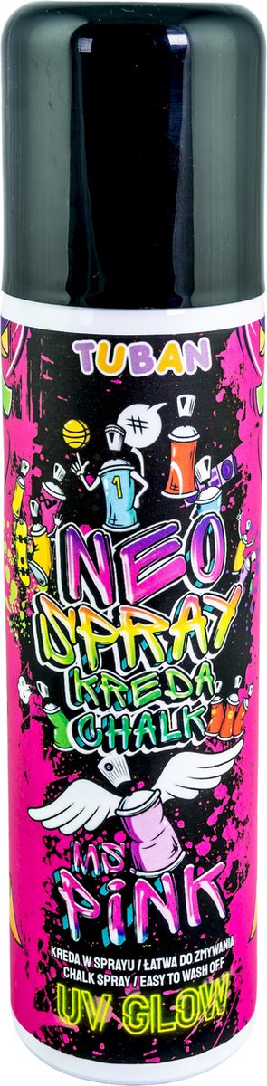 Craie de trottoir en spray Tuban Neo | rose 150 ml