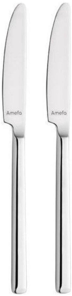 Amefa metropole - Set de couteaux à dessert 2 pièces - brillant - couleur argent