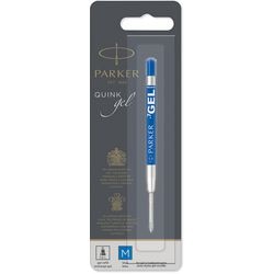 Recharge stylo gel parker blister bleu