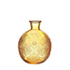 Idées 4 saisons vase bologne ocre ø9,5xh12cm