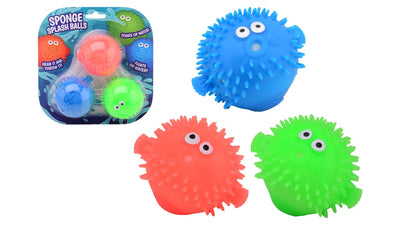 Johntoy john jouet éponge moelleuse boules d'eau poisson