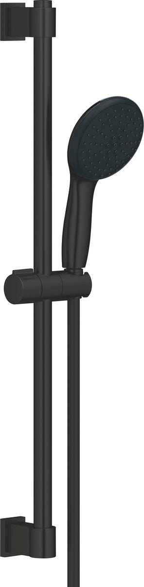 Set de douche Grohe vitalio start 110 - avec tringle de douche - 2 types de jets - économie d'eau - noir mat