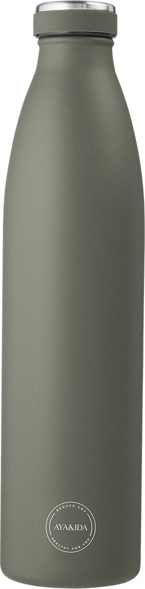 Aya ida - gourde - thermos - bouteille d'eau - 1000ml - vert tropical