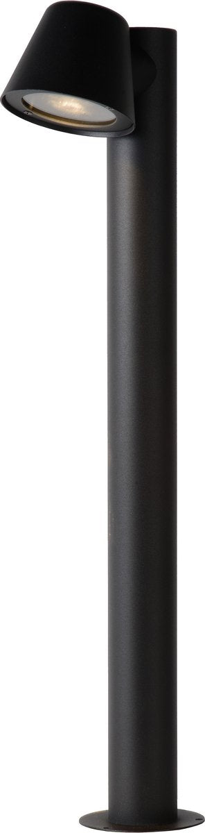 Lucide dingo-led - lampe sur pied - led dimmable - gu10 - 1x5w 3000k - ip44 - anthracite