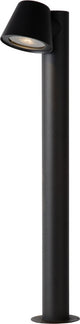 Lucide dingo-led - lampe sur pied - led dimmable - gu10 - 1x5w 3000k - ip44 - anthracite