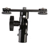 Support inclinable Falcon Eyes Twin Mount + 2 x Hot Shoe CLD-14A