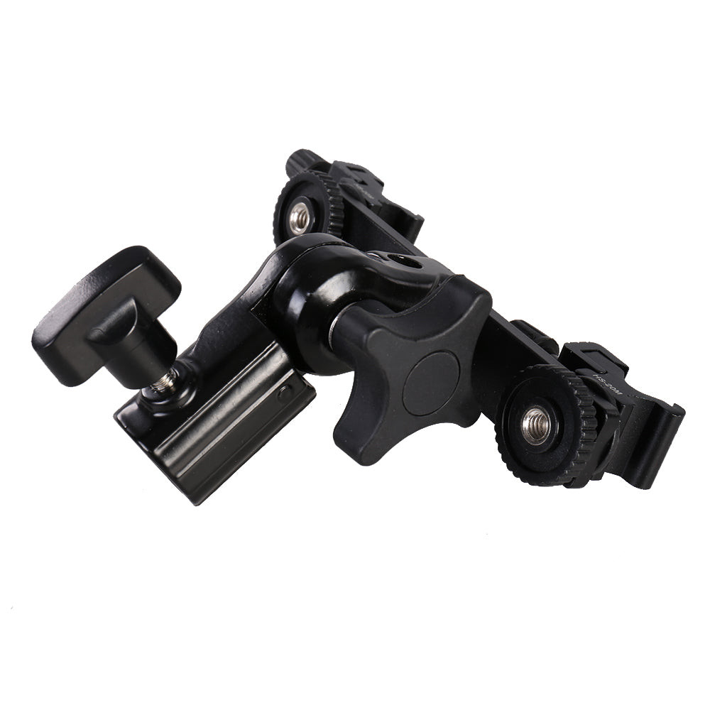 Support inclinable Falcon Eyes Twin Mount + 2 x Hot Shoe CLD-14A