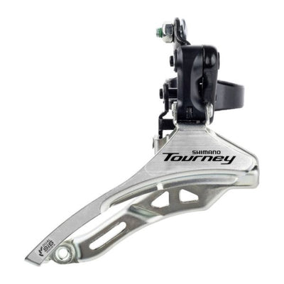 Shimano Voorkerilleur 3 x 6 7 Speed ​​Tourney FD-TY300 Down Swing Down Pull High Blamp Ø31,8 mm 42T (66-69 °)
