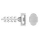 Celo 1069793 - insertfix ifb, grande tête 6, gris | 1 pièce