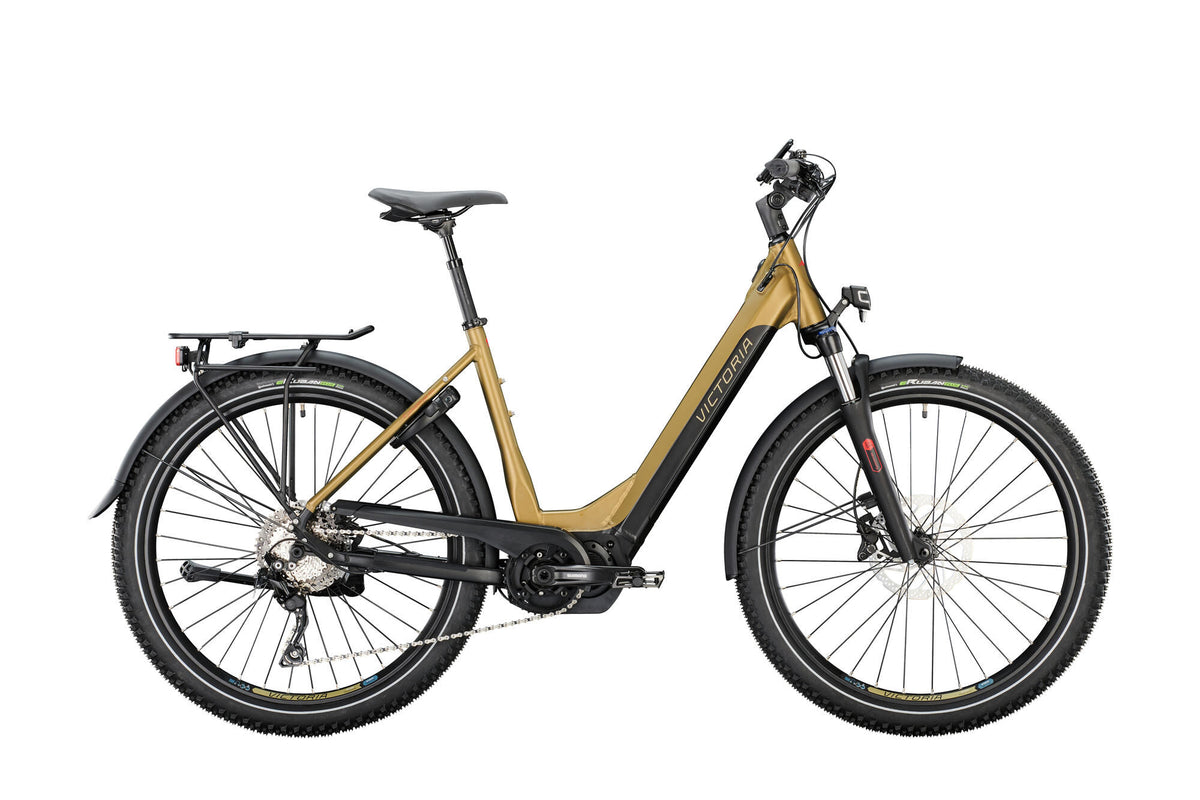 Victoria électrique suv eadventure 12.5 mod. 22 victoires en vélo électrique. avènement. 12,5 27,5 50 vagues 10sp beige
