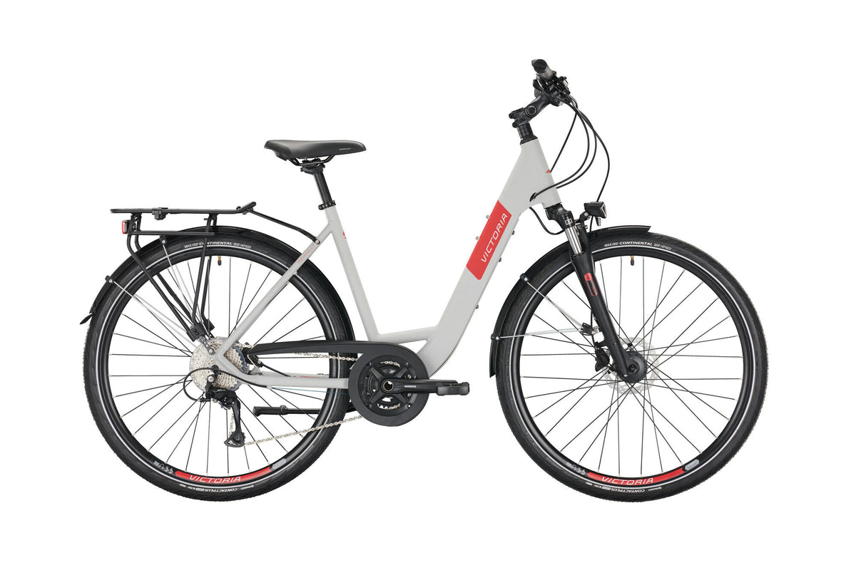 Vélo de randonnée Victoria 4.7 mod. 22 vélos vict.trekking 4.7 28 46 vague 18sp argent