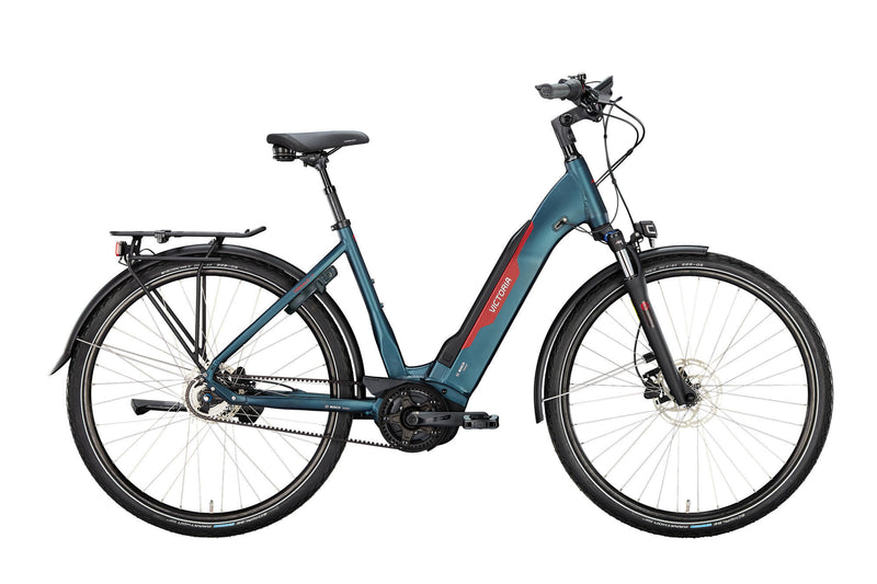 Victoria Electric Trekking Bike Tresalo 7 (# 1) Ebike Vic.Tresalo 7 28 56 Wave 5Sp FW Dark Night
