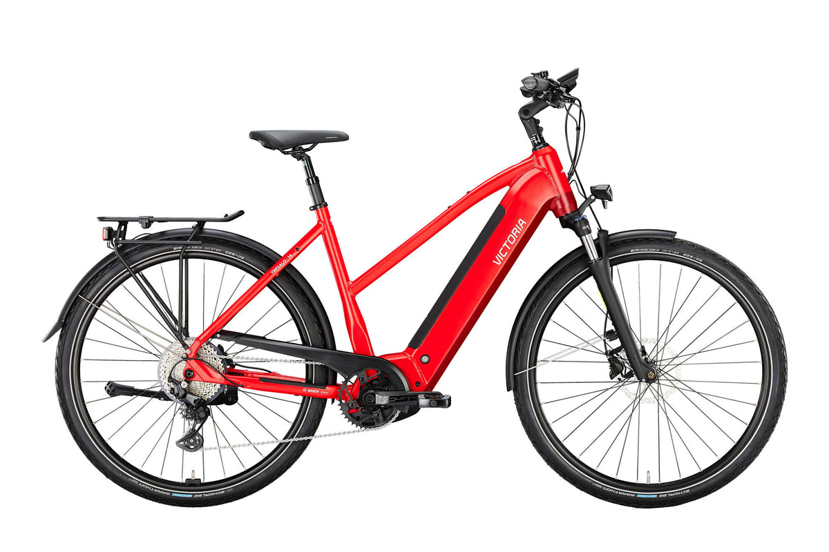 Victoria Electric Trekking Bike Tresalo 14 (# 1) Ebike Vict. Tresalo 14 28 48 10sp trap.infer.red