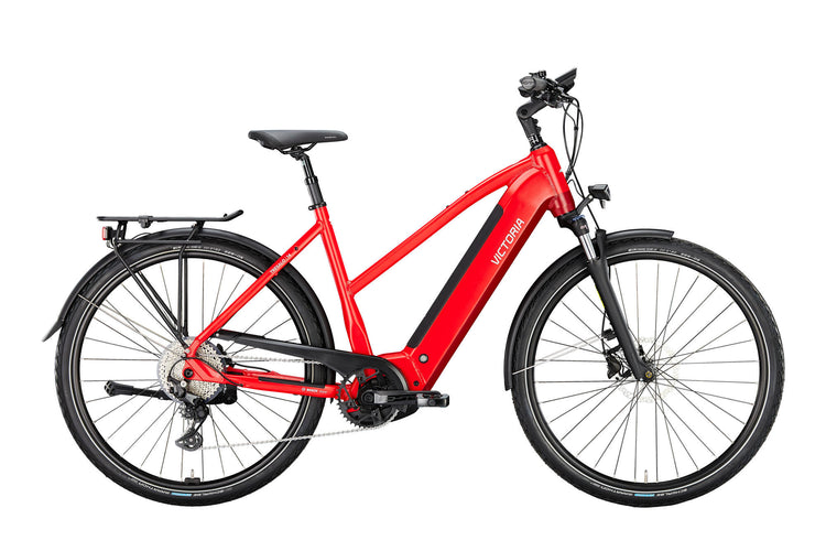 Victoria Electric Trekking Bike Tresalo 14 (# 1) Ebike Vict. Tresalo 14 28 53 10sp Trap.inf. rouge