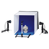 Boîte d'enregistrement pliable des yeux Falcon PBK-40AB-2LS 40x40 cm + 2 lampes