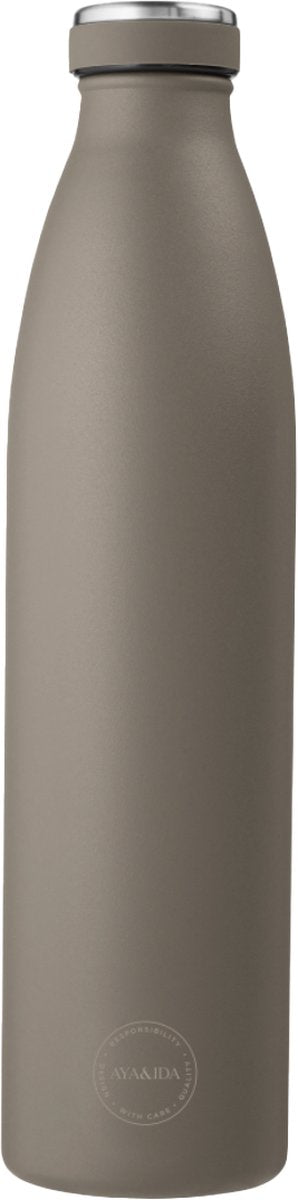 Aya ida - gourde - thermos - bouteille d'eau - 1000ml - bois flotté