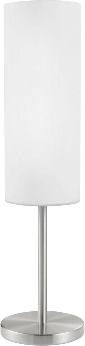 Lampe de table Eglo troy 3 - e27 - 46 cm - laqué gris blanc
