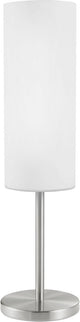 Lampe de table Eglo troy 3 - e27 - 46 cm - laqué gris blanc