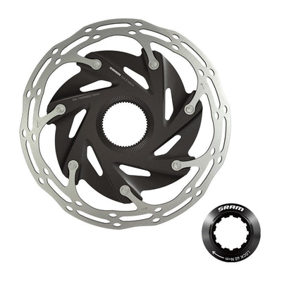 Ligne centrale du rotor SRAM XR 160 mm avec verrouillage
