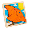 Bigjigs puzzle en forme de bois ptérodactyle - 4 pcs.