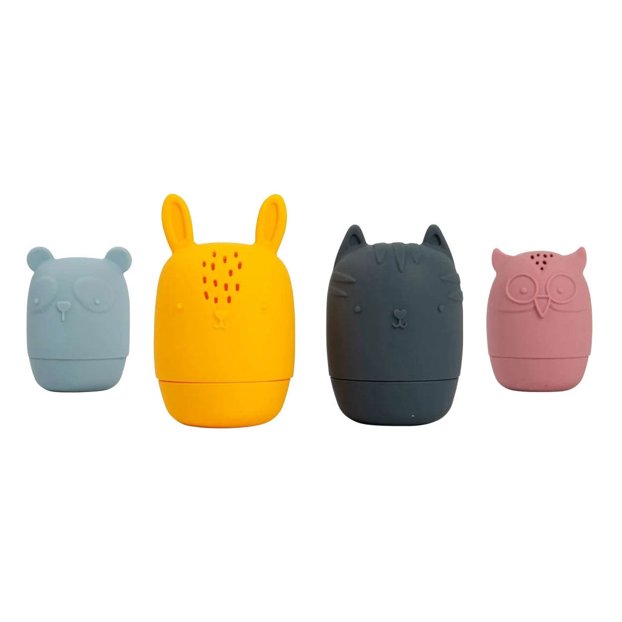 Animaux de bain en silicone Bigjigs - 4 pcs.