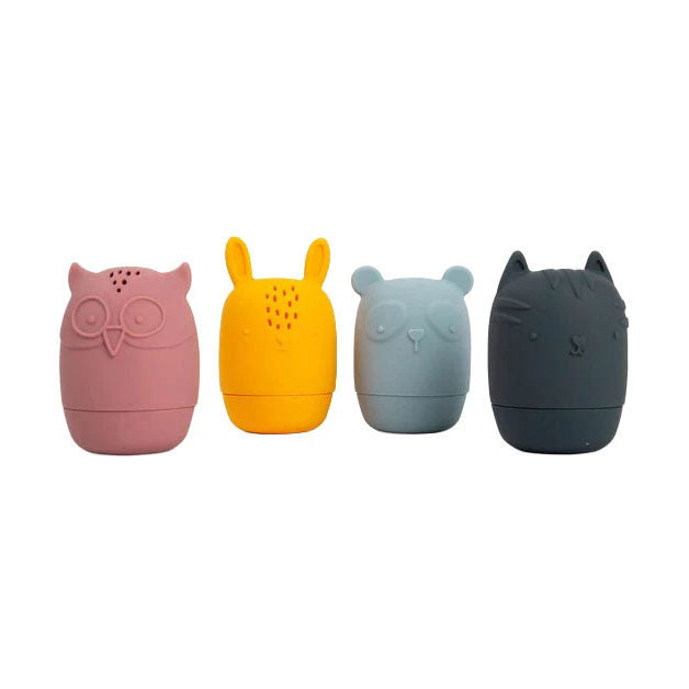 Animaux de bain en silicone Bigjigs - 4 pcs.