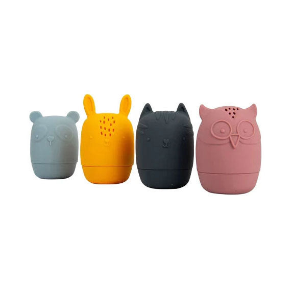 Animaux de bain en silicone Bigjigs - 4 pcs.