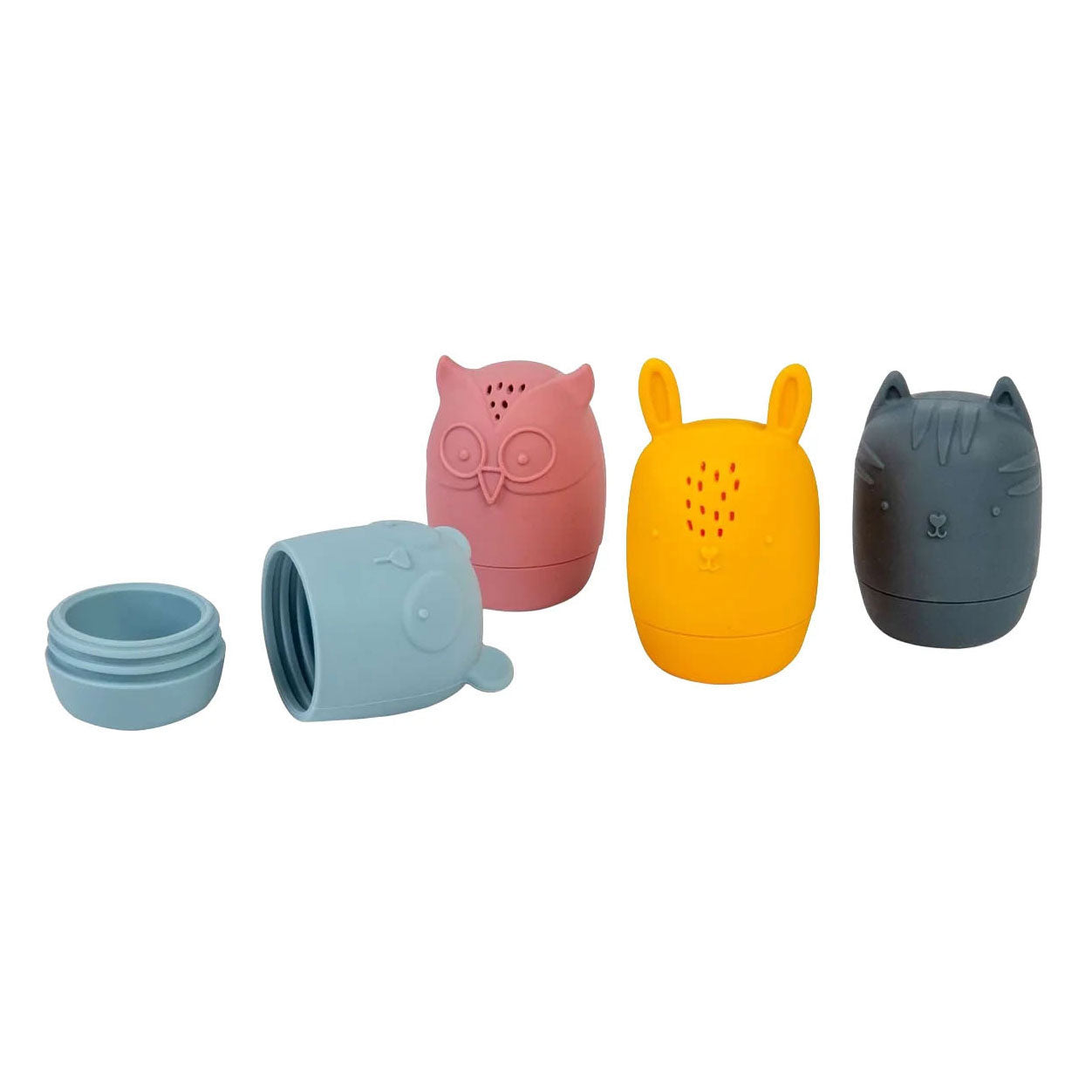 Animaux de bain en silicone Bigjigs - 4 pcs.