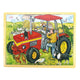 Bigjigs puzzle en bois tracteur - 20 pcs.