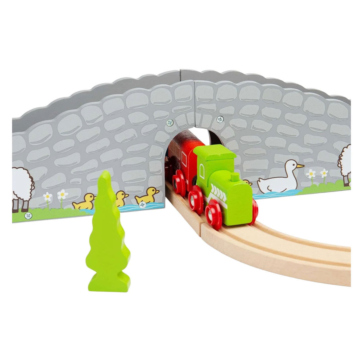 Rails en bois Bigjigs - pont de ferme