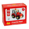 Tracteur rouge en bois Bigjigs