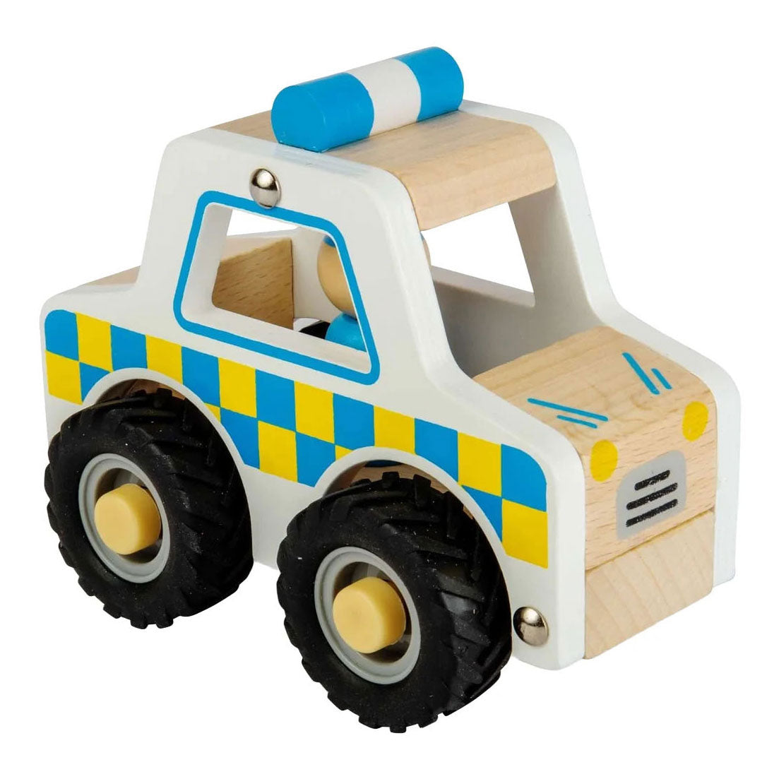 Voiture de police en bois Bigjigs