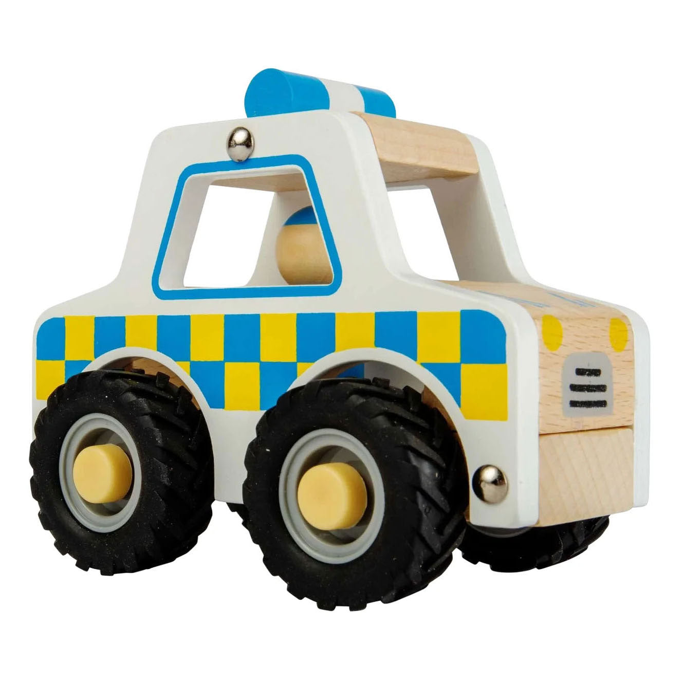 Voiture de police en bois Bigjigs