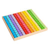 Tables d'apprentissage en bois Bigjigs - 120 pcs.