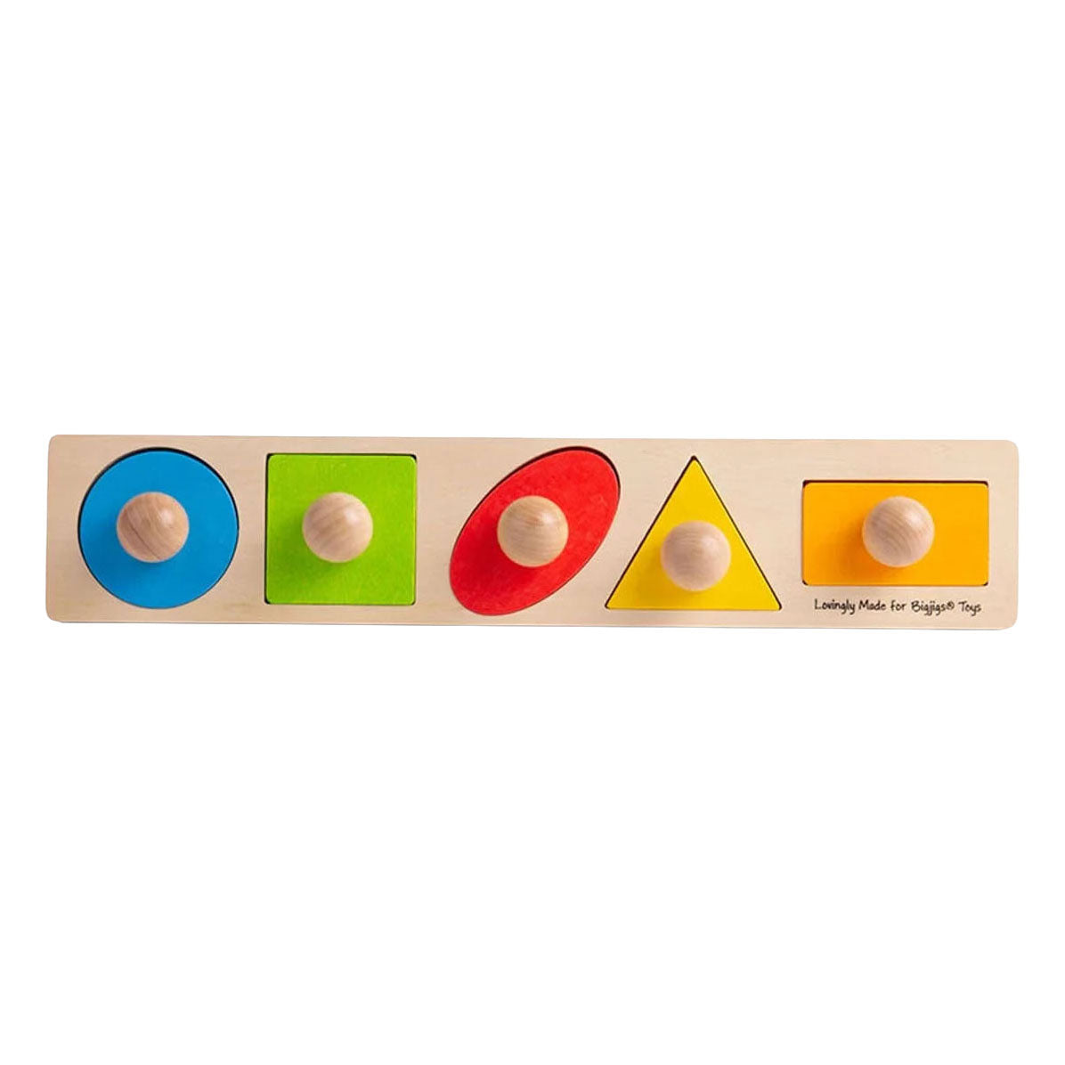 Puzzle en forme de bois Bigjigs - 5 pcs.