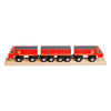Train postal en bois Bigjigs - 5 pcs.