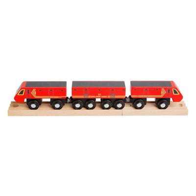 Train postal en bois Bigjigs - 5 pcs.